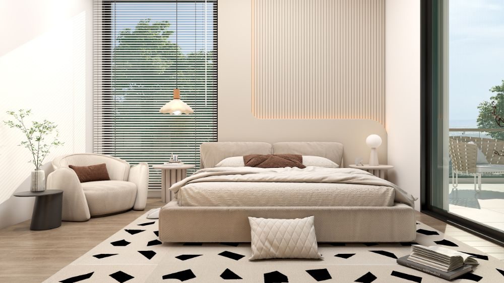 First-floor front bedroom, view 1