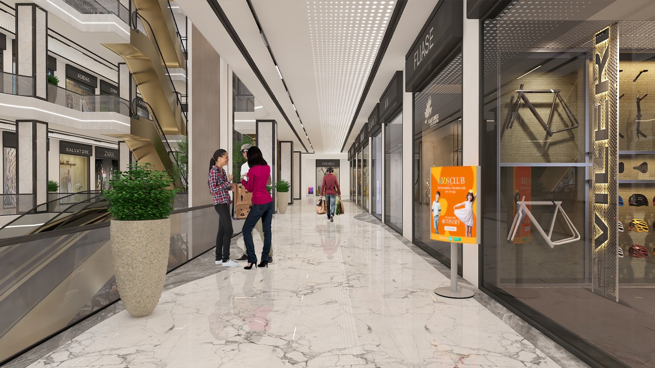 Mall Shops and Retail Shops